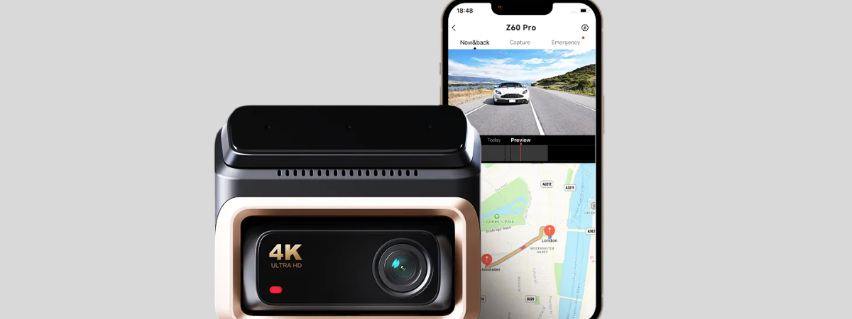 DDPAI Z60 Pro 4K é boa? Vale a pena? Câmera Veicular 3 Canais com HDR 1 1 39